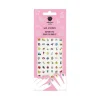 72 gommettes ongles Nailmatic Kids colorées motifs animaux, fruits et objets