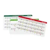 Partitions de musique colorées Les Popipop Moulin Roty avec notes et paroles simples.