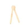 clochettes musicales en bois naturel clair, forme de triangle, 8 lames, Les Popipop Moulin Roty