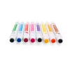Lot de 8 feutres tampons 2 en 1 Les Loufoques, couleurs vives, capuchons assortis