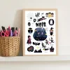 Affiche stickers A4 Bouh ! - Poppik