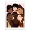 Art-Poster 30 x 40 Beauty everywhere Céleste Wallaert - Wall Editions