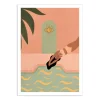 Art-Poster 30 x 40 Wavy dreams Lemon Fee - Wall Editions