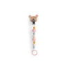 Attache-tétine bois et silicone Souris La petite école de danse - Moulin Roty