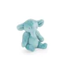 Peluche Bébé Pablo l'éléphant bleu doux Les Minouchkas Moulin Roty assis