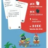 Packaging Blanc manger coco Junior 2 rouge et bleu avec cartes blanches et illustrations personnages cartoon.