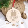 Boule de Noël "Mon Premier Noël" Avec Renne - Ourson Câlin