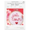 Broderie décorative Joli coeur - Les French Kits