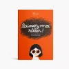Cahier orange "Laissez-moi râler !", illustration fille aux lunettes rondes noires et orange.