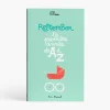 Cahier de naissance bleu turquoise avec texte blanc et bleu, dessin landau rouge.