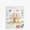 Calendrier magnétique saisons Moulin Roty avec arbre, animaux et éléments colorés