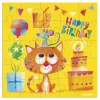 Carte anniversaire Puzzle Chat - Janod