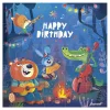 Carte anniversaire Puzzle Forêt - Janod