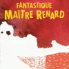 Carte audio rouge Collection Faribolesque Roald Dahl Fantastique Maître Renard, illustration queue de renard orange.