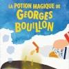 Carte audio Roald Dahl La potion magique de Georges Bouillon, illustrations colorées avec casserole noire et main versant liq