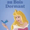 Carte audio La Belle au Bois Dormant Disney, princesse blonde en robe rose avec oiseau bleu.