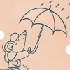 Carte audio Yoto Les rimes avec souris tenant un parapluie sous la pluie