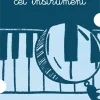 Carte audio Yoto bleue avec illustration magnifying glass sur touches de piano et texte "Devine cet instrument