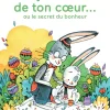 Carte audio Yoto avec illustration de deux lapins jardiniers colorés et fleurs.