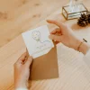 Carte et enveloppe Joyeux anniversaire - Les Petites Hirondelles