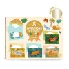 Cartes d'invitation Animaux de la jungle - Djeco