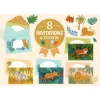 Cartes d'invitation Animaux de la jungle - Djeco