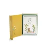 Cartes Mes 12 premiers mois Les trois petits lapins, chiffres et illustrations douces.