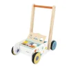 Chariot de marche cubes en bois pure - Janod