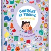 Couverture violette du livre Cherche et Trouve des tout-petits avec illustrations colorées.