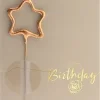 Cierge magique Etoile Birthday - Wondercandle