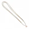 Collier bola beige avec pendentif sphérique rose pâle Kaloo