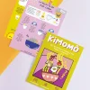 Cartes colorées du Coffret KIMOMÖ avec recettes illustrées de pop-corn et sunset