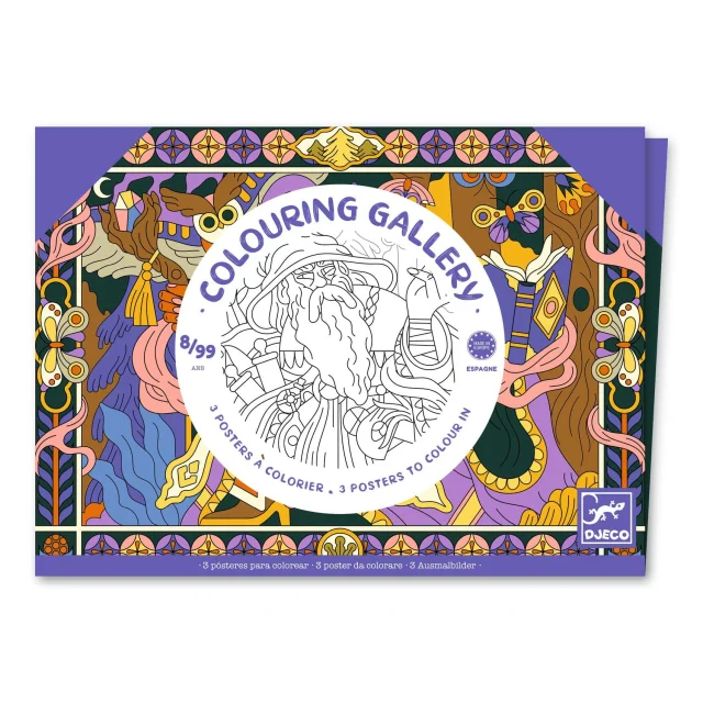 Coloriages Colouring Gallery Héroïques - Djeco