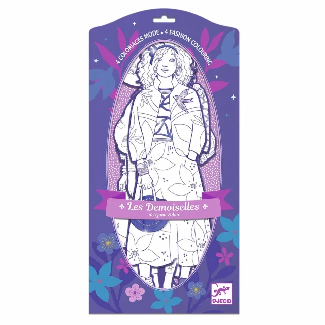 Coloriages Les demoiselles Zaho et ses amies - Djeco