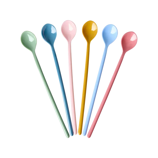 Cuillère à latte Multicolore Ensemble de 6 - Rice
