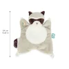 Doudou raton laveur Gaston beige et blanc, tissu doux, 24 cm, Kaloo.