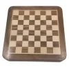 Échiquier en bois clair et foncé 30 cm avec tiroir rangement Wilson Jeux.