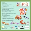 Enfilage fil chenille Animaux mignons - Djeco