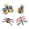 Enfilage fil chenille Bestioles en fils chenille - Djeco
