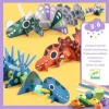 Enfilage fil chenille Terribles dinos - Djeco