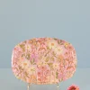 Grande assiette rectangulaire Mélanine rose Imprimé Daisy Dearest - Rice