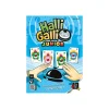 Boîte du jeu Halli Galli Junior avec cartes clown colorées et sonnette noire.