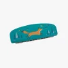 Harmonica bleu turquoise avec illustration d’un renard sautant, Le voyage d'Olga Moulin Roty.