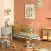 peluche hérisson musical beige et marron Trois petits lapins suspendue à lit bébé blanc Moulin Roty