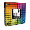 Boîte carrée Hues and Cues aux carrés dégradés multicolores, jeu de nuances