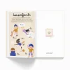 Pages ouvertes d'un imagier à personnaliser avec illustrations d'enfants et cadre photo à coller.