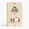 Couverture beige imagier Toi et les autres avec illustrations enfants et chat orange
