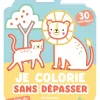 Je colorie sans dépasser Animaux de la savane - Auzou