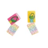 Cartes colorées Jeu de bataille Les Loufoques avec personnages animaux verts et chiffres
