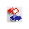 Jeu de cartes Crack List avec dos rouge et bleu, cartes listant des catégories.